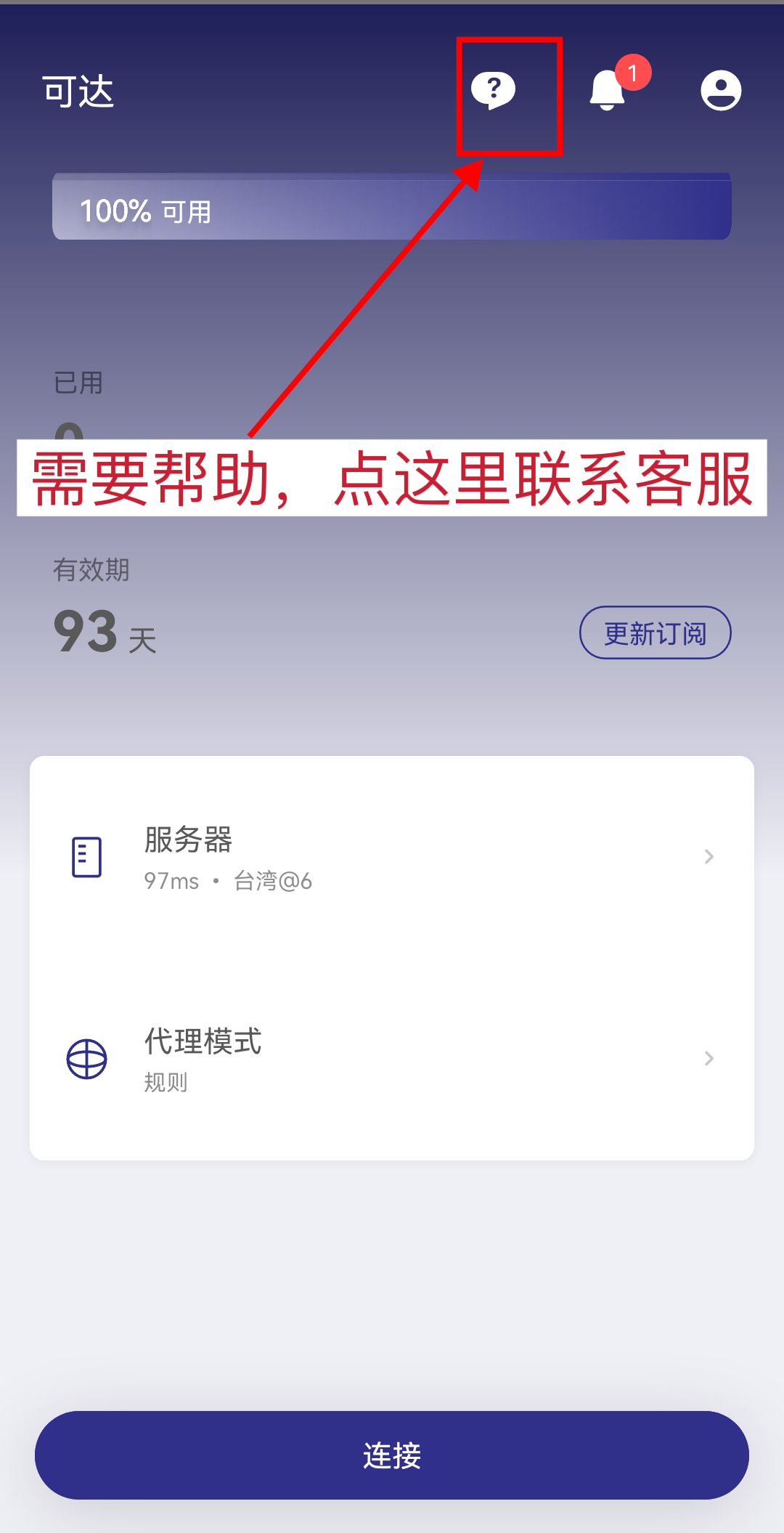 客服示意图